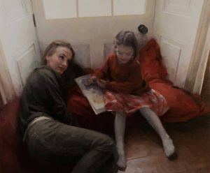 'The reading lesson' by Frances Bell