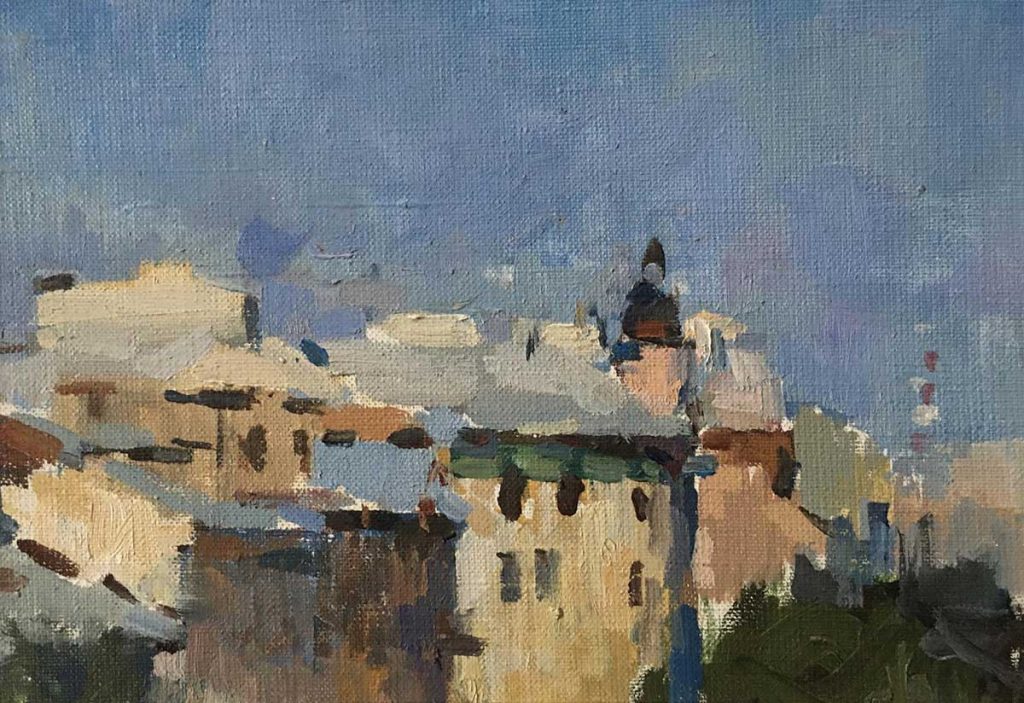 Thomas Arthurton – Rooftop View of St Petersburg (Frank Herring Easel Award)