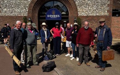 ROI Friends paint out – Denbies vineyard, Surrey