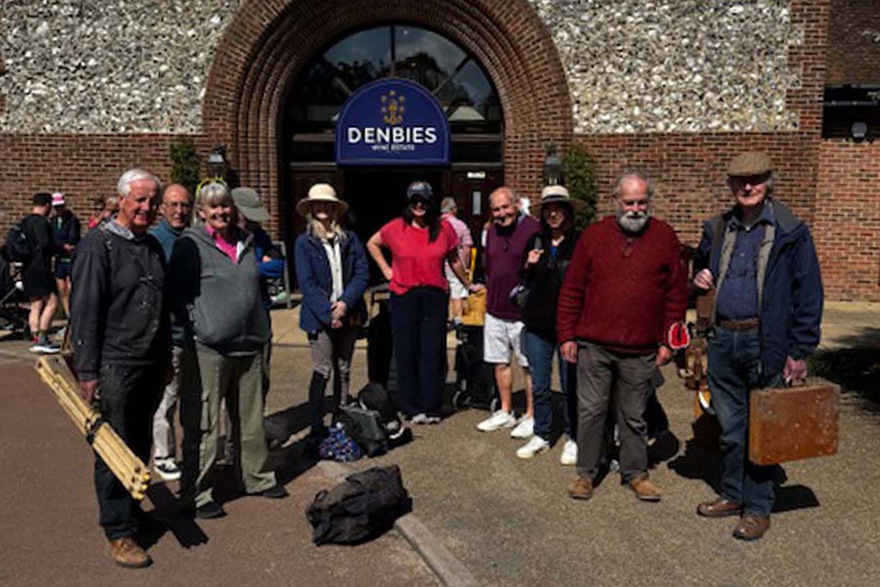 ROI Friends paint out – Denbies vineyard, Surrey