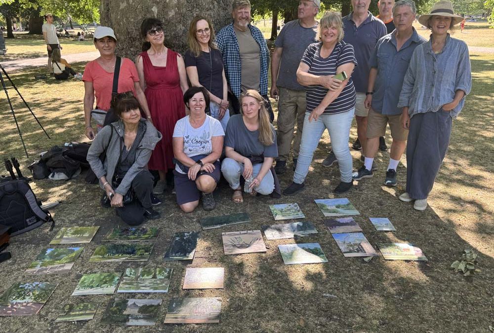 ROI Friends paint out – St James’ Park, London