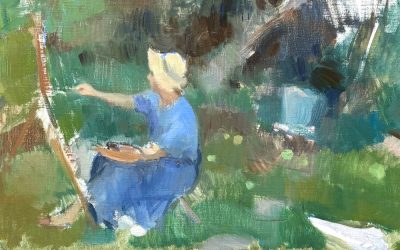 Painting retreat in France with Julia Hawkins ROI NEAC